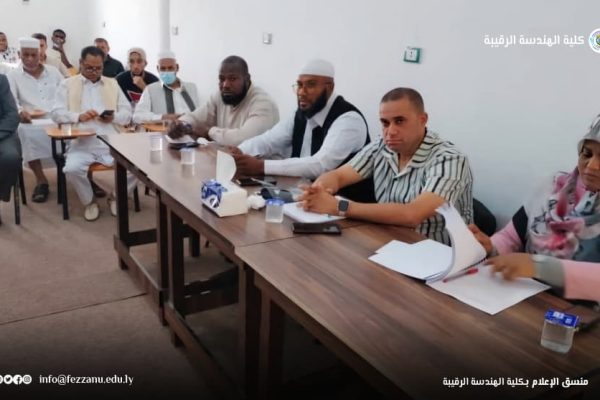 مناقشة مشروع تخرج في قسم الهندسة الكهربائية والإلكترونية بكلية الهندسة