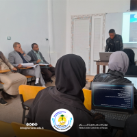 طلاب قسم الهندسة الكهربائية يناقشون مقترحات بحوث التخرج للفصل الدراسي، خريف (2026م).